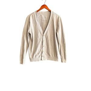 Nuco Women's Gray Cardigan Size M Preppy Light Academia